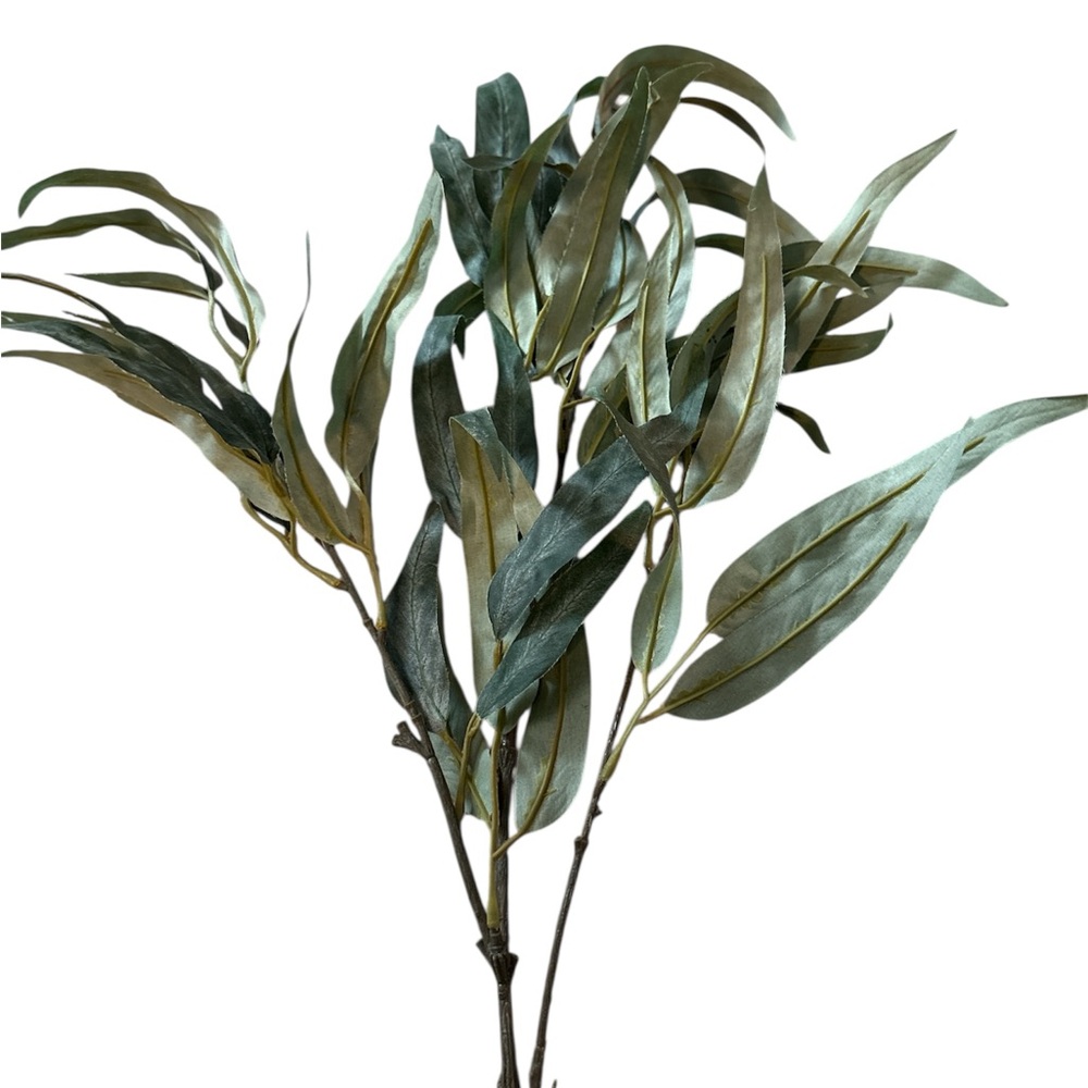 Elegant Green Faux Eucalyptus Spray